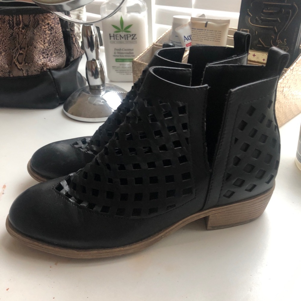 Black booties